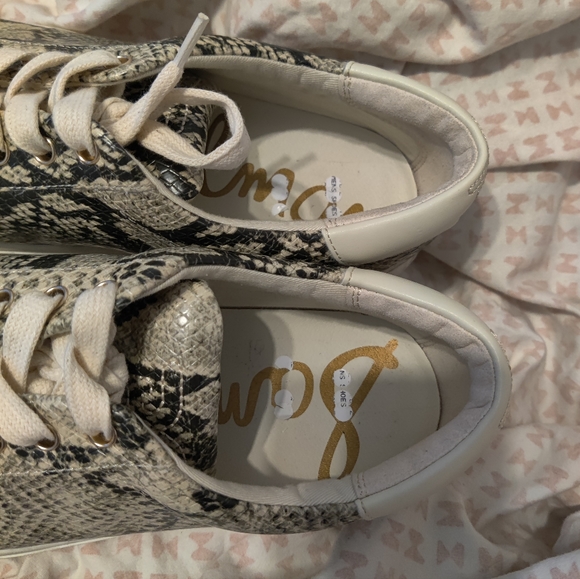 Sam Edelman Ethyl Python sneaker  sz 9.5 - Picture 4 of 8